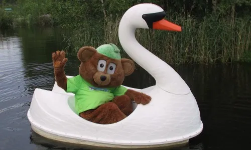 The swan boats